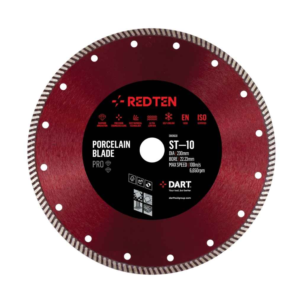DART Red Ten PRO ST-10 Tile Diamond Blade 350Dmm x 25.4B