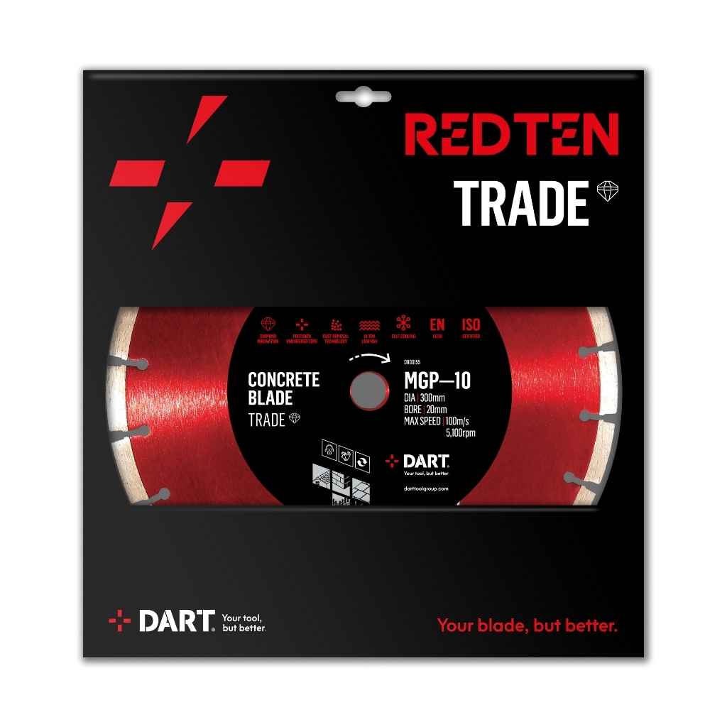DART Red Ten TRADE RT-10 Ceramic Dia. Blade 230Dmm x 22B
