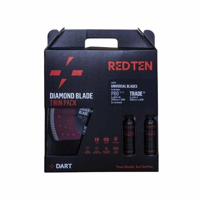 DART Red Ten BMI-10/SMI-7 Twin Pack 300 x 20mm with Oil